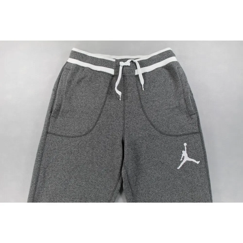 Jordan Jumpman Black Heather Varsity Jogger Sweatpants Men's Medium